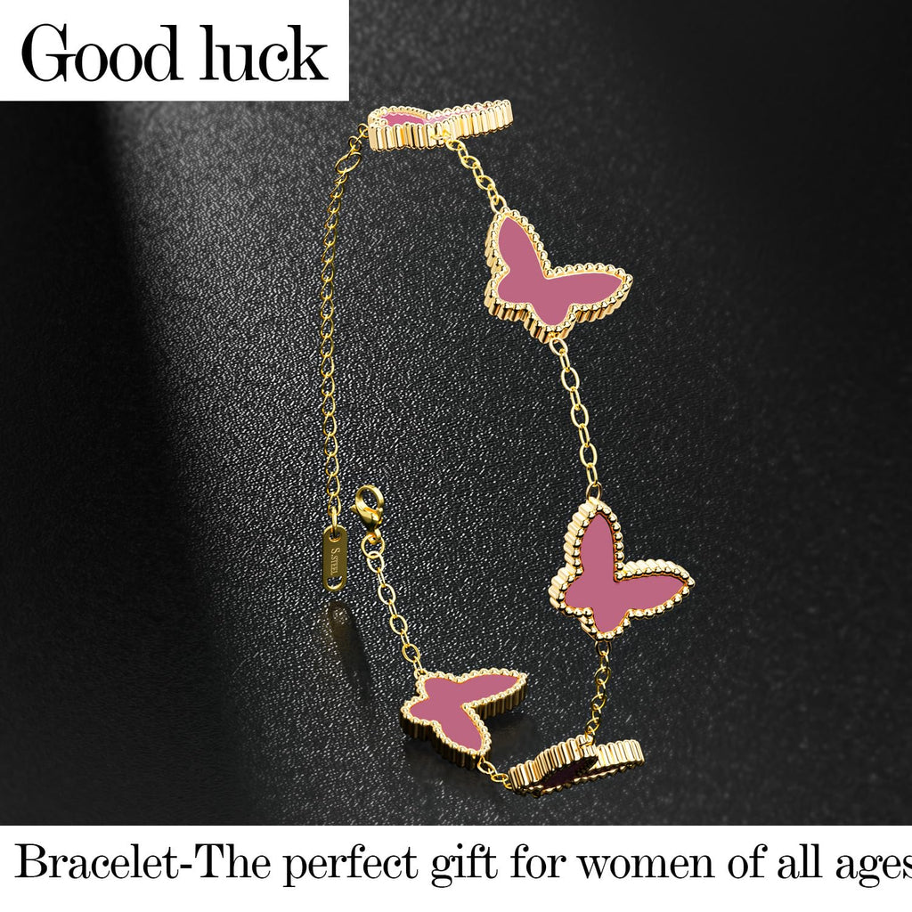 AiCase 18K Gold Clover Bracelet