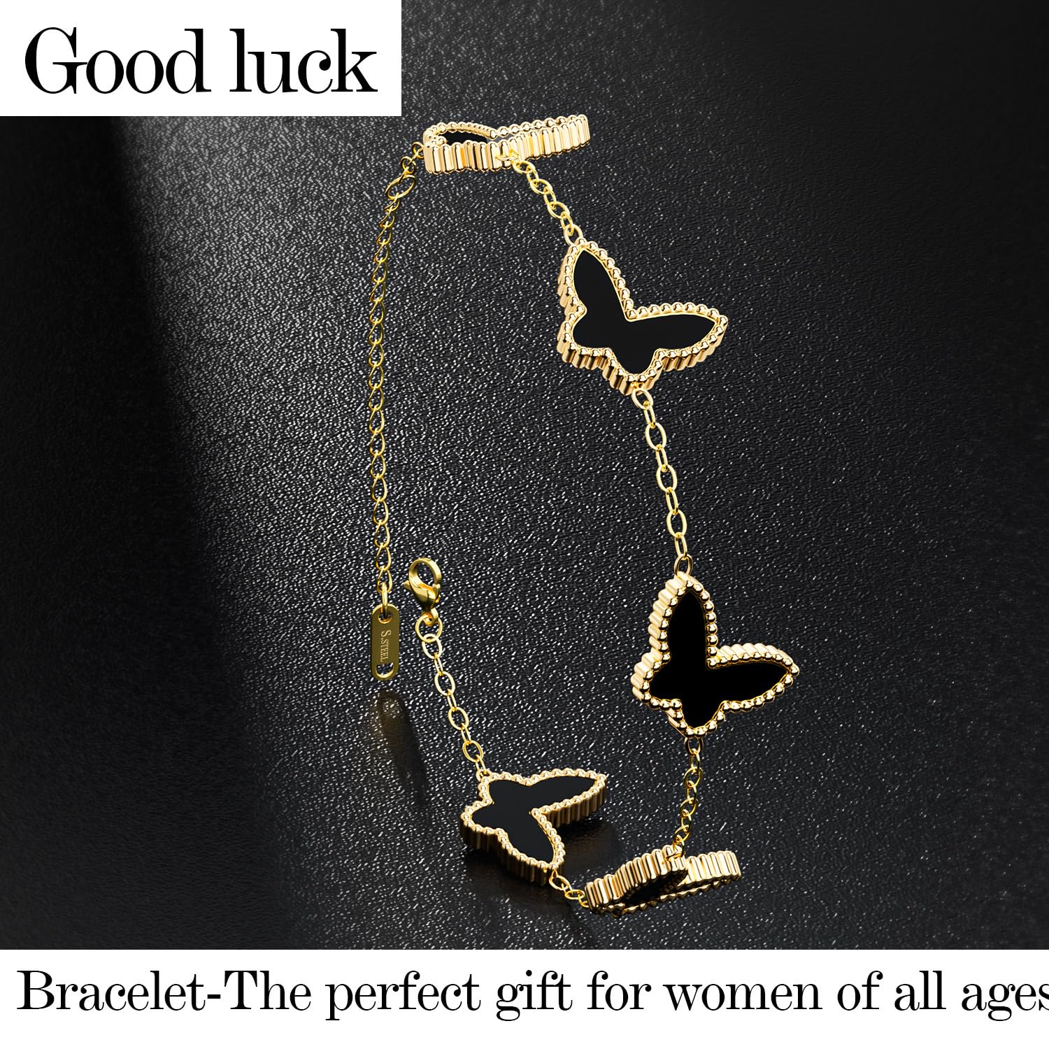 AiCase 18K Gold Clover Bracelet