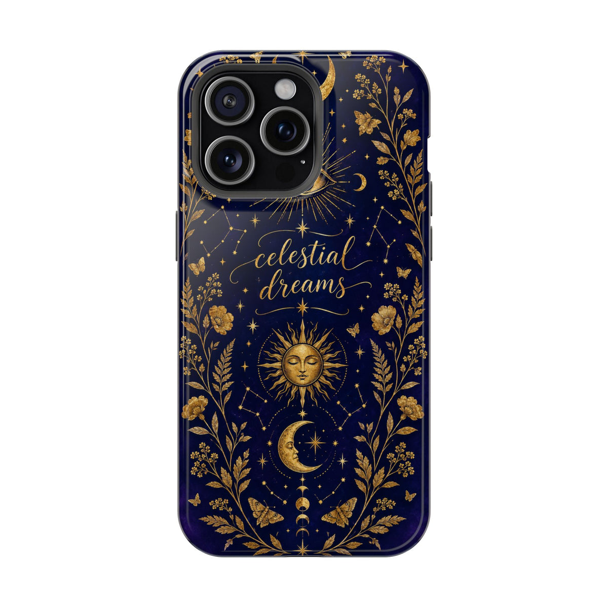 Celestial Dreams Magnetic Phone Case — Impact‑Resistant Night Sky Design