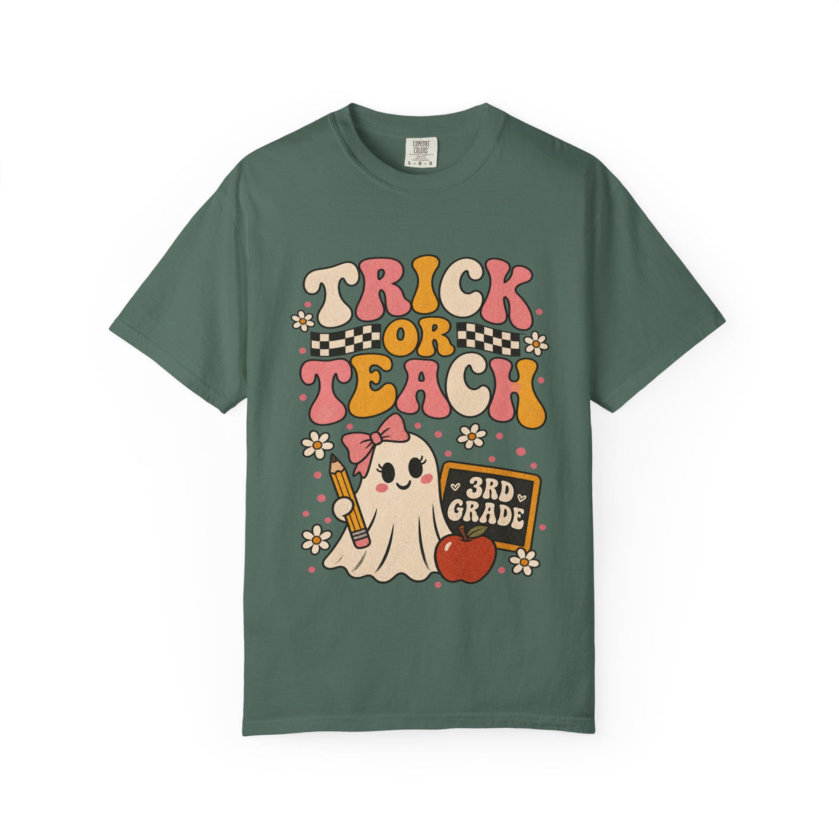 Trick or Teach 3rd Grade Halloween T-Shirt