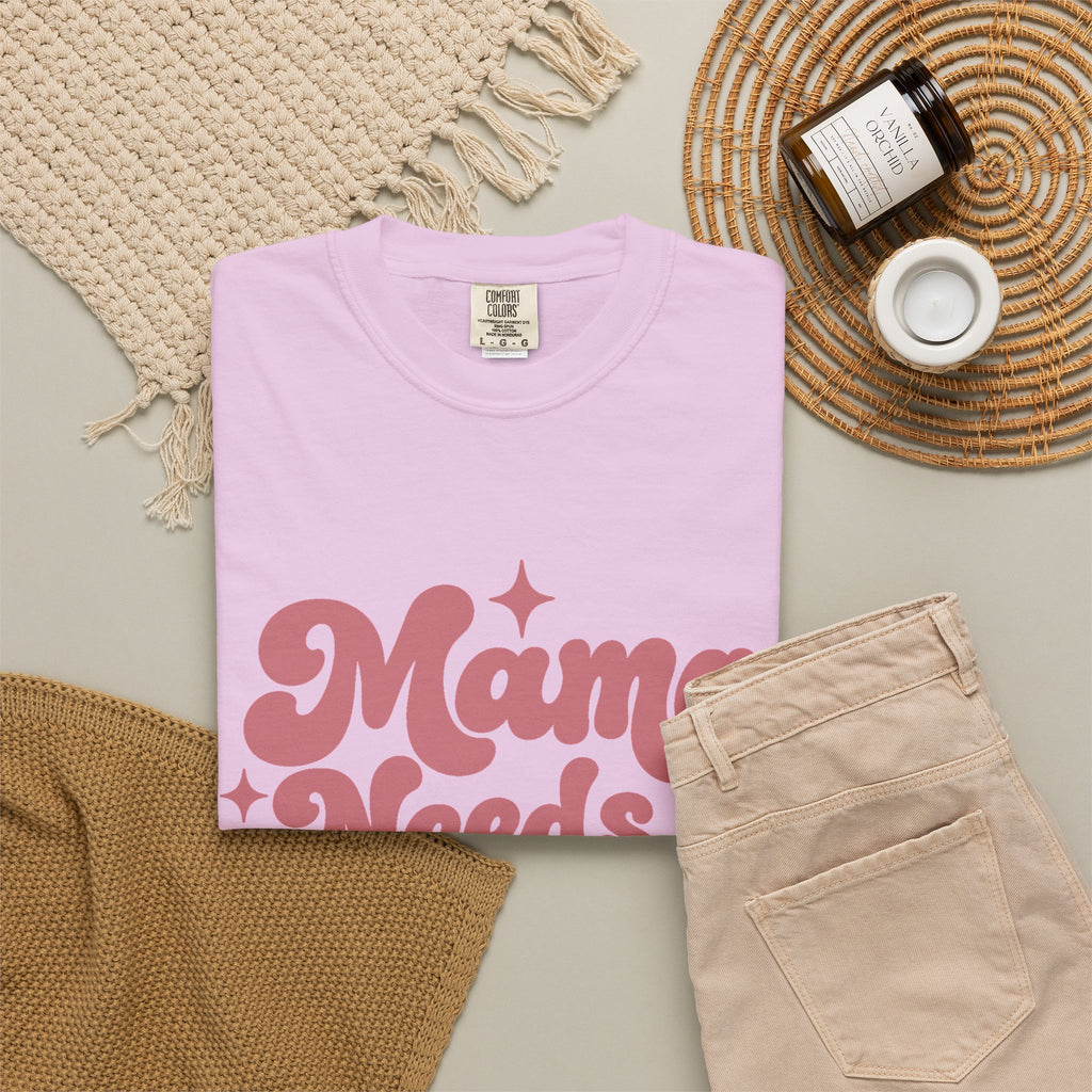 Mama Needs a Minute T-Shirt — Retro Mom Graphic Tee
