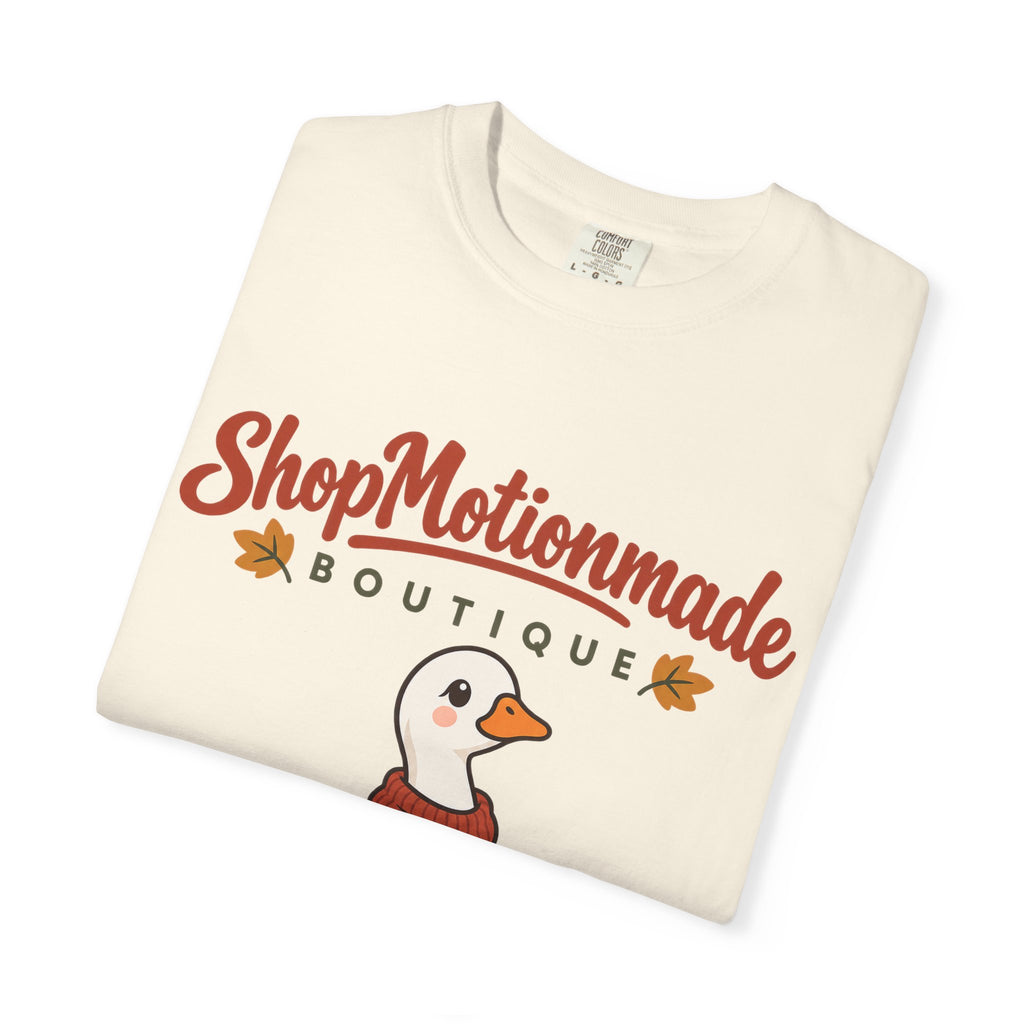 Autumn Goose Boutique T-Shirt — "ShopMotionmade" Cozy Fall Graphic Tee