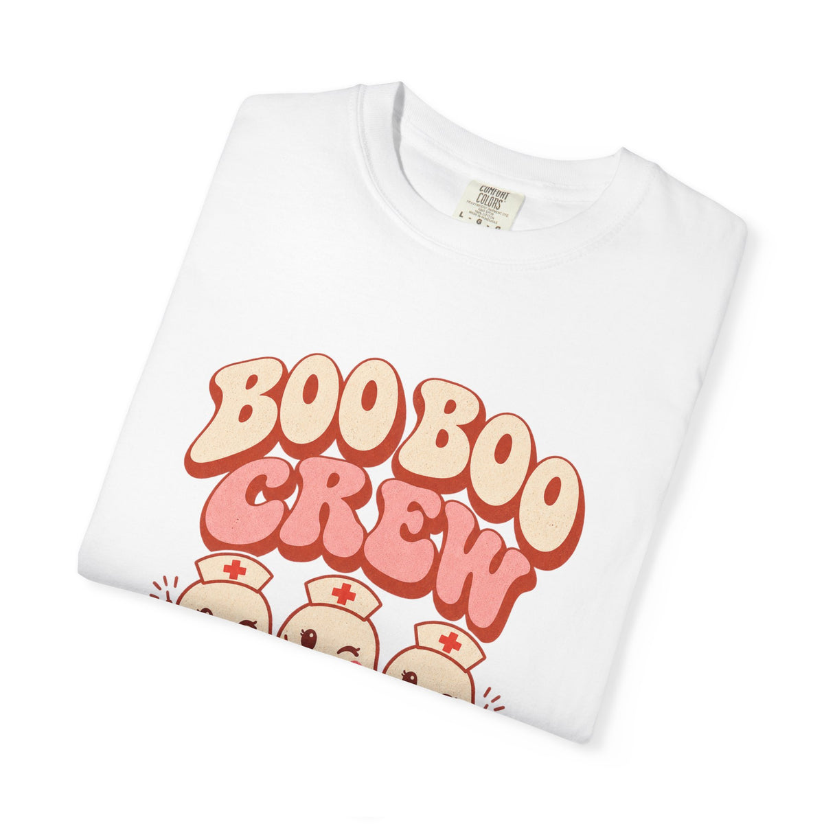 Boo Boo Crew Nurse T-Shirt – Cute Ghost Nurse Tee for Healthcare Workers