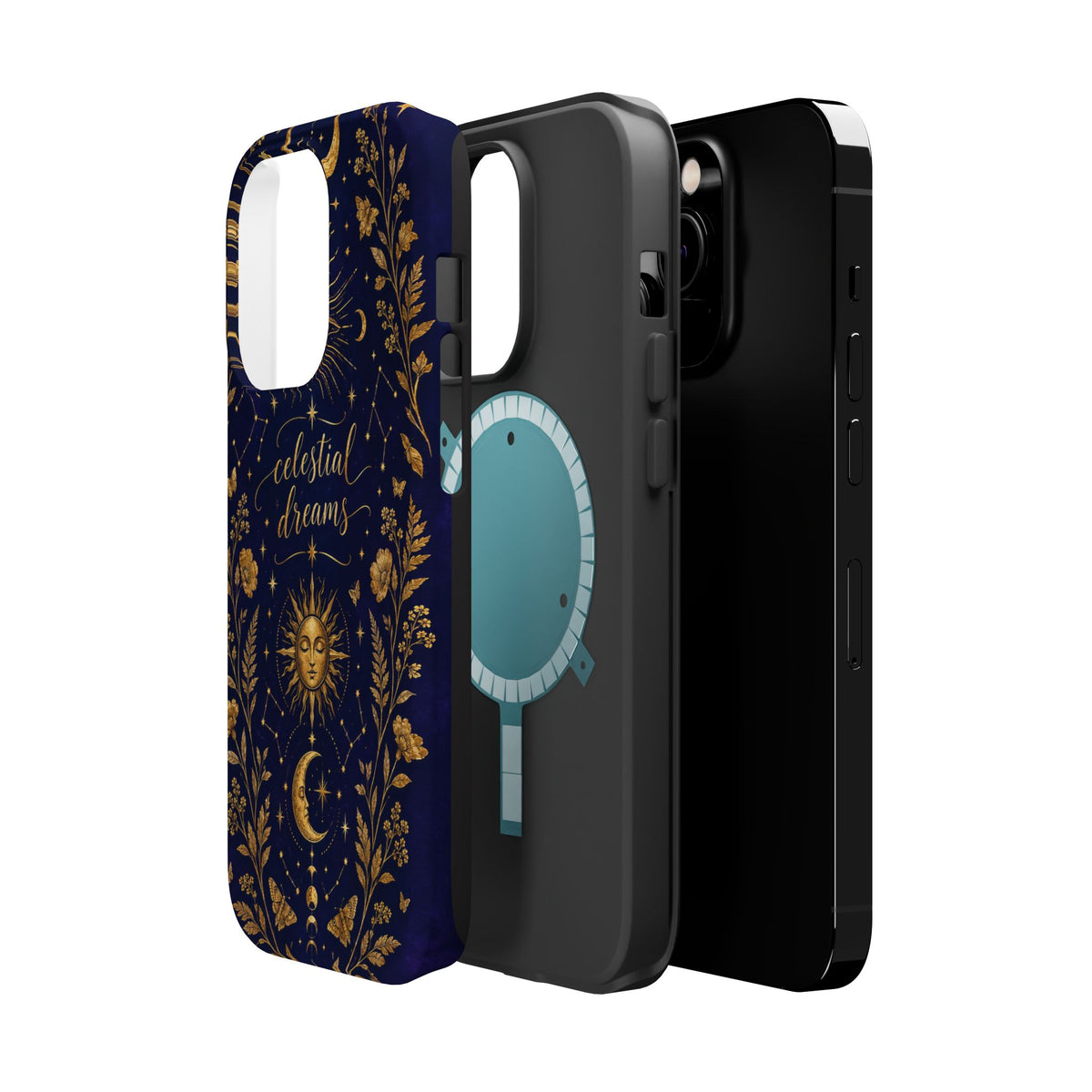 Celestial Dreams Magnetic Phone Case — Impact‑Resistant Night Sky Design