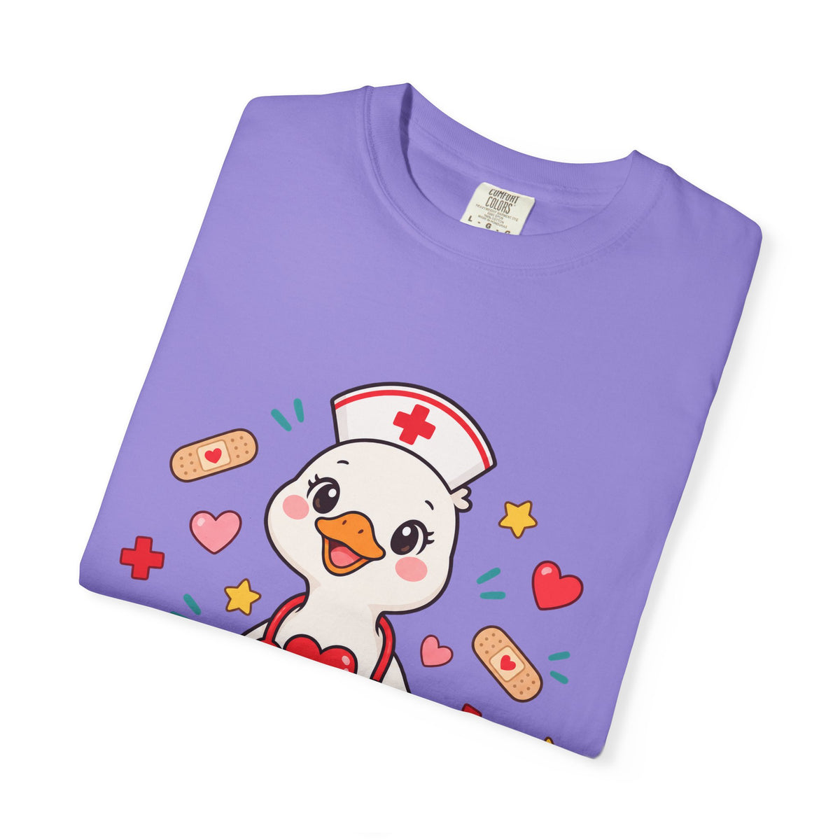 Nurse Duck Heart T-Shirt — Cute Nursing Gift