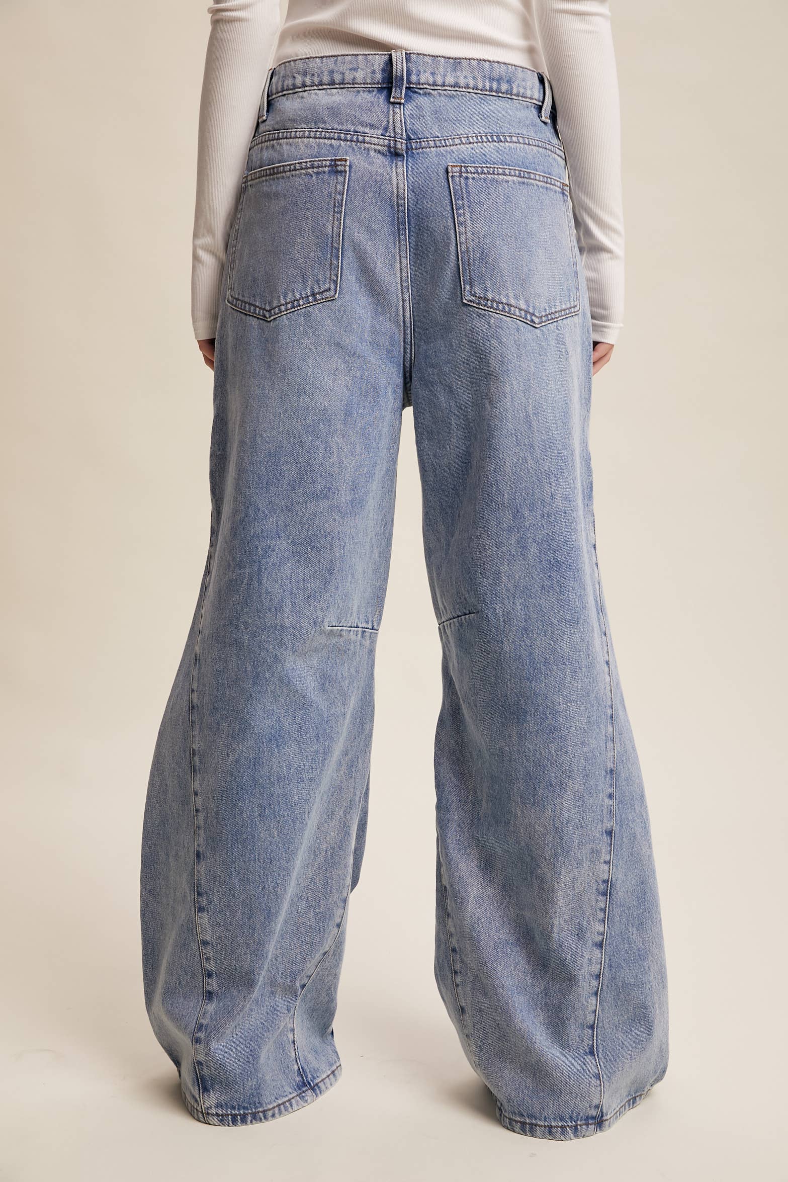 Haven Wide-Leg Panel Jeans