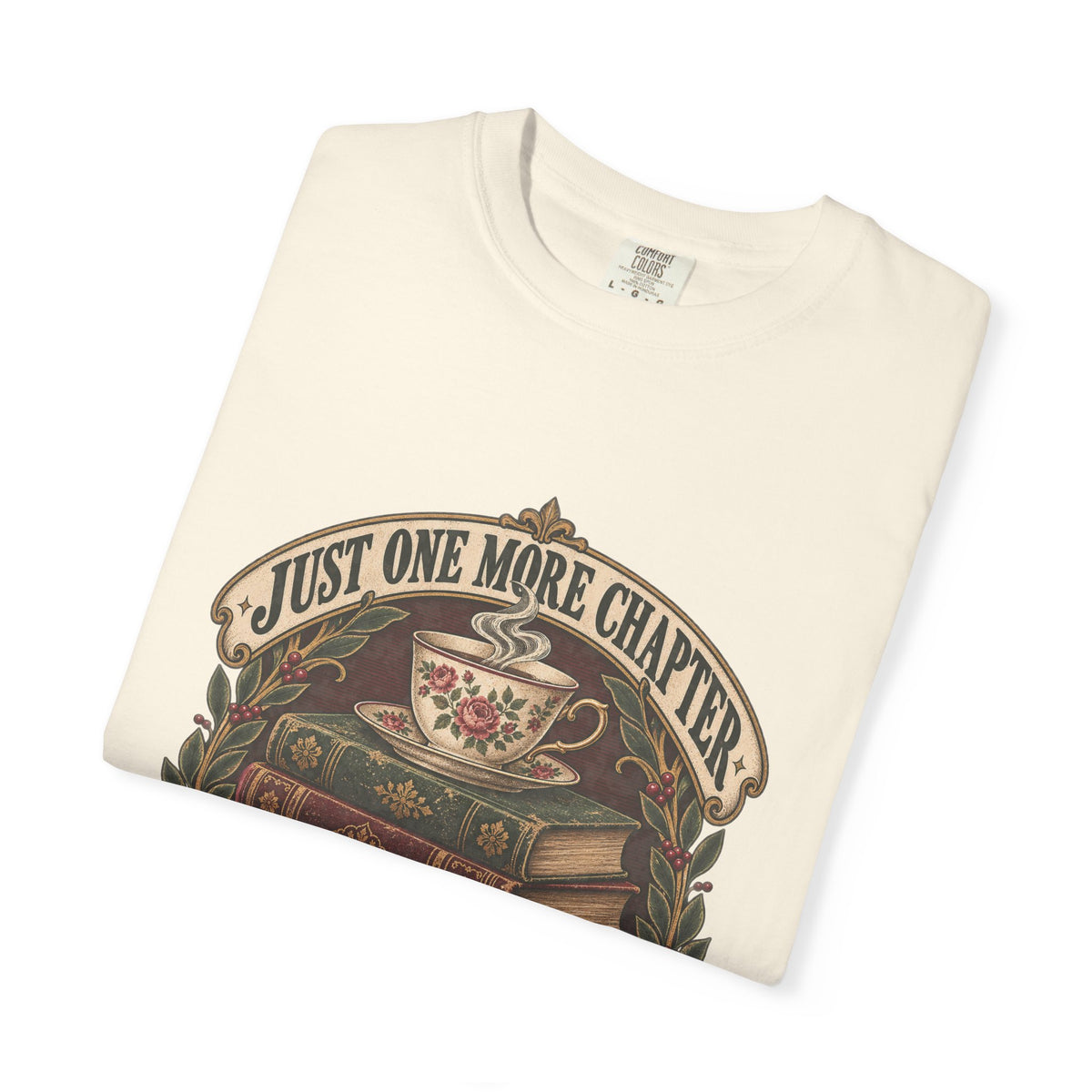 Just One More Chapter T-Shirt — Book Lover Reading Tee