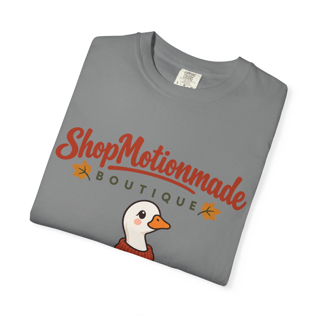 Autumn Goose Boutique T-Shirt — "ShopMotionmade" Cozy Fall Graphic Tee