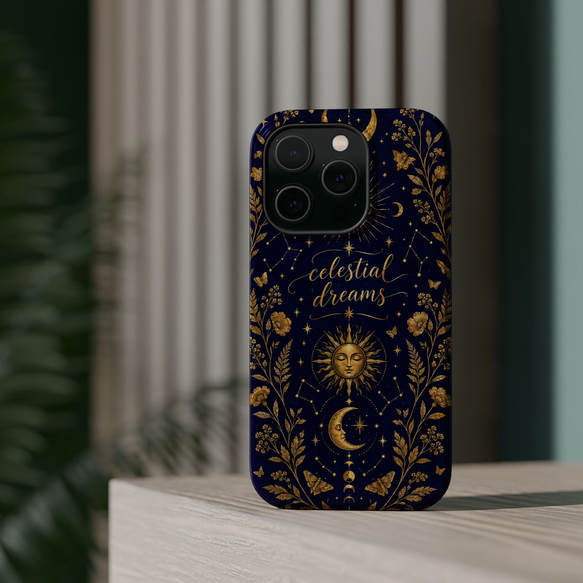 Celestial Dreams Magnetic Phone Case — Impact‑Resistant Night Sky Design