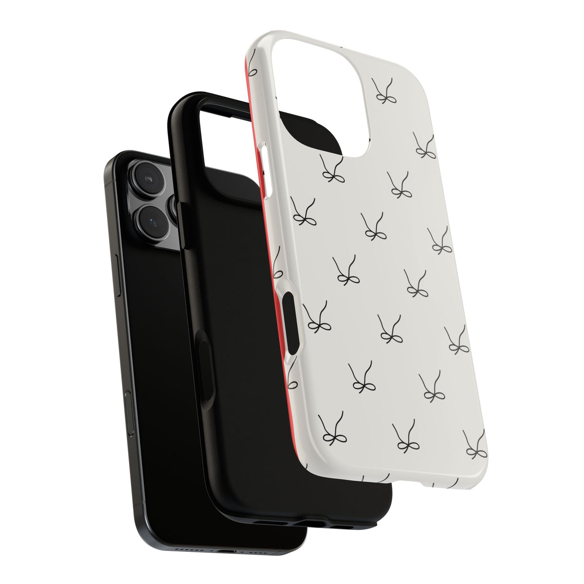 Minimalist Scissors Pattern Tough Phone Case