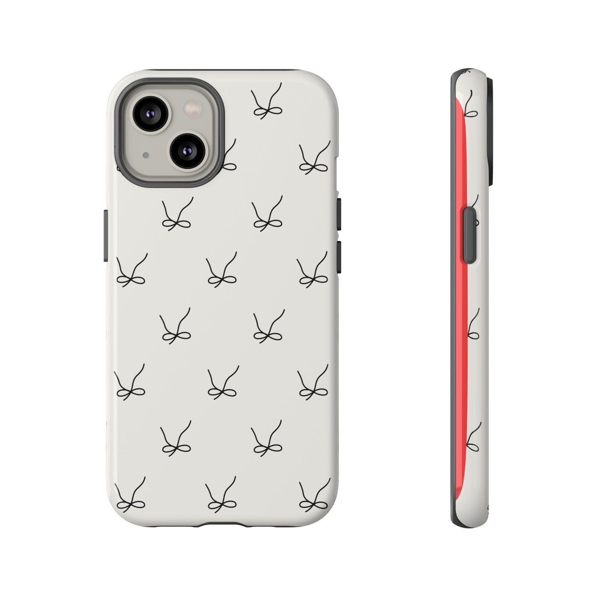 Minimalist Scissors Pattern Tough Phone Case