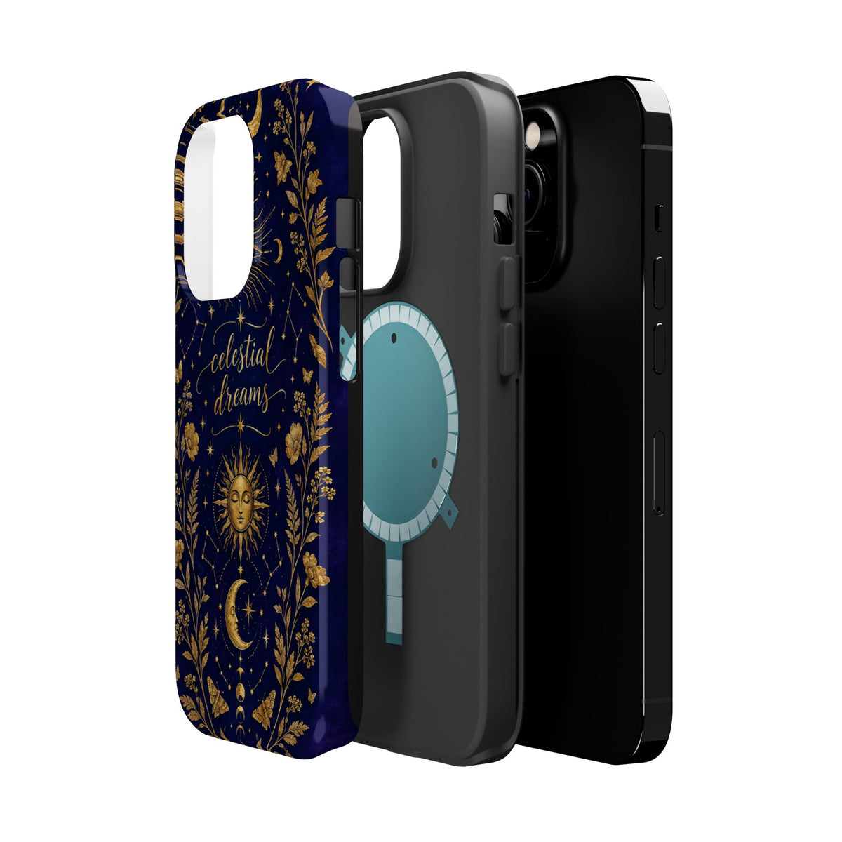 Celestial Dreams Magnetic Phone Case — Impact‑Resistant Night Sky Design