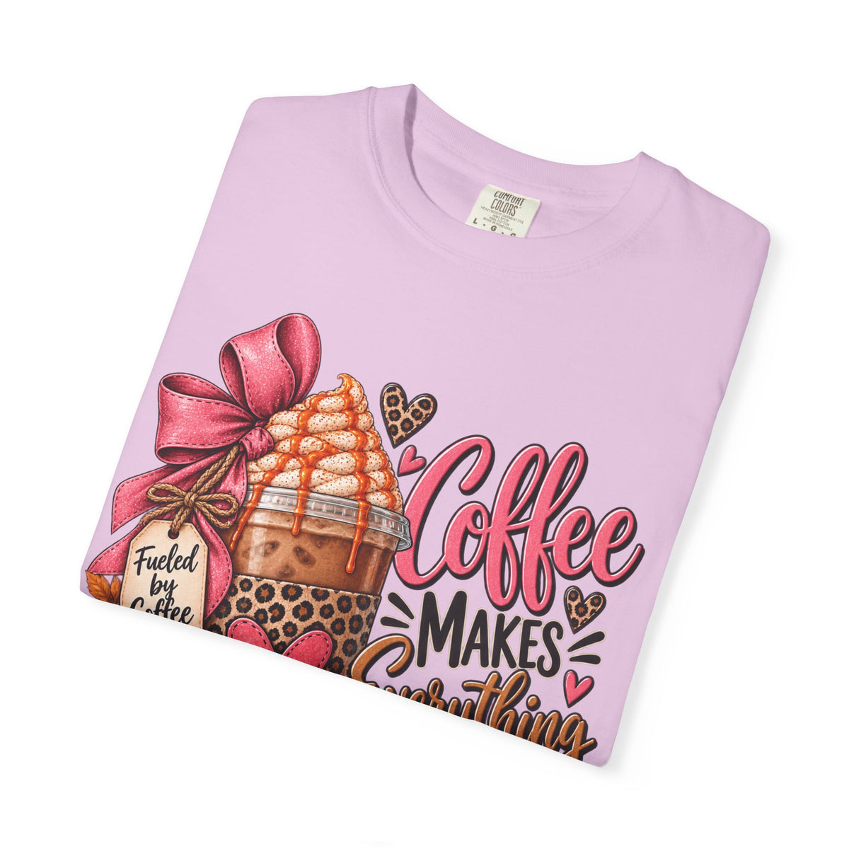 Coffee Makes Everything Better T-Shirt — Fall Pumpkin Spice Coffee Graphic Tee