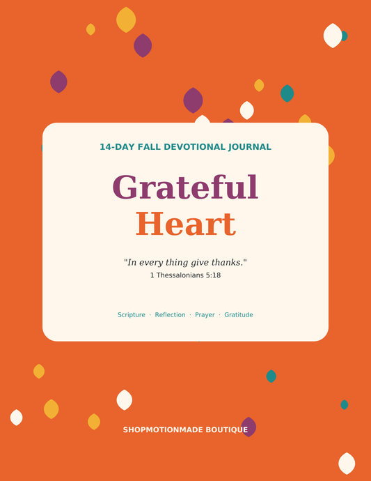 Grateful Heart 14-Day Fall Devotional Journal cover