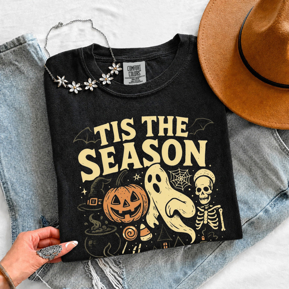 Tis The Season Halloween Comfort Colors Shirt - Spooky Tee