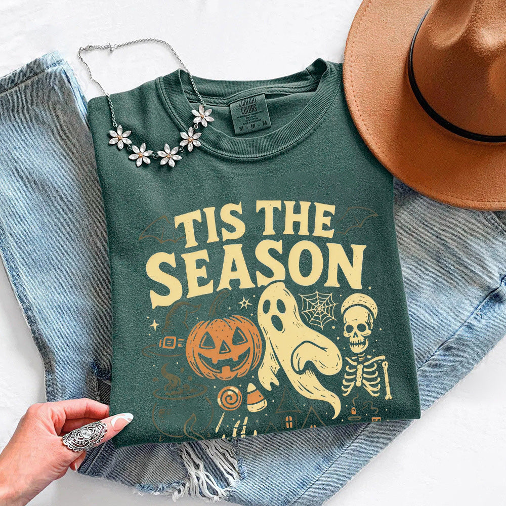 Tis The Season Halloween Comfort Colors Shirt - Spooky Tee