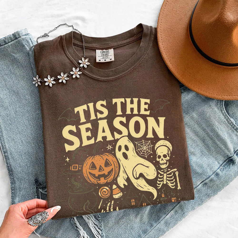 Tis The Season Halloween Comfort Colors Shirt - Spooky Tee
