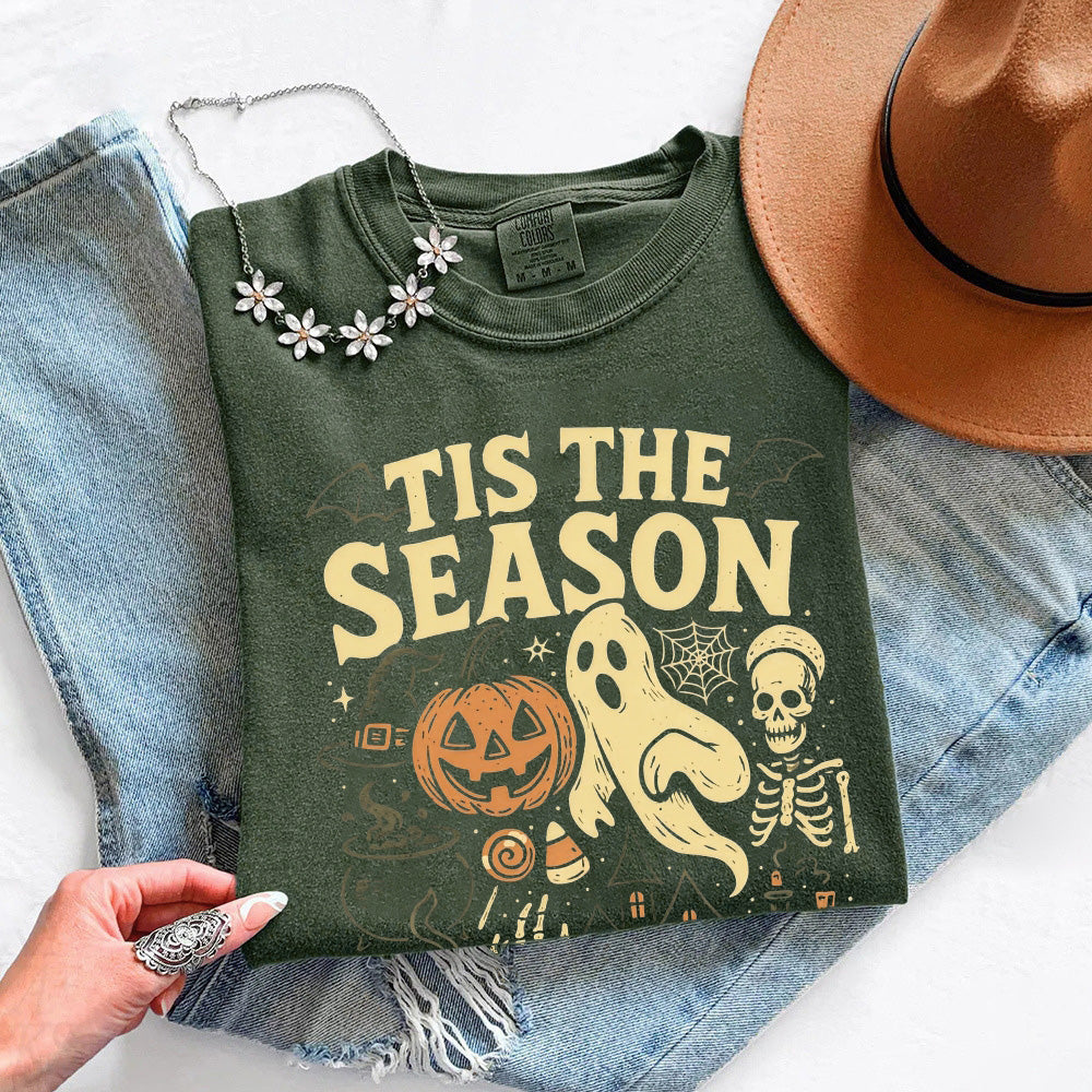 Tis The Season Halloween Comfort Colors Shirt - Spooky Tee