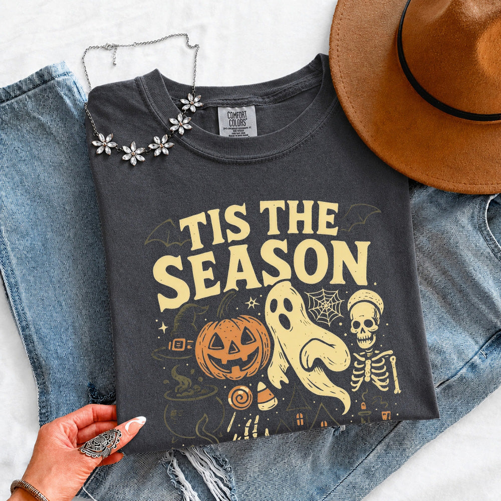 Tis The Season Halloween Comfort Colors Shirt - Spooky Tee