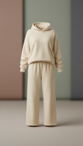 Plush organic cotton loungewear set
