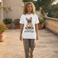 Frenchie Snuggles T-Shirt — "But First, Frenchie Snuggles" Cute French Bulldog Tee